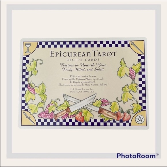 Epicurean Tarot Recipe Cards by Corrine Kenner 78 card tarot deck in stand box - Picture 3 of 8